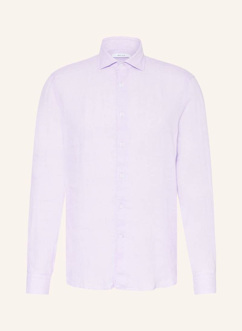 Reiss Leinenhemd Ruban Regular Fit lila von REISS