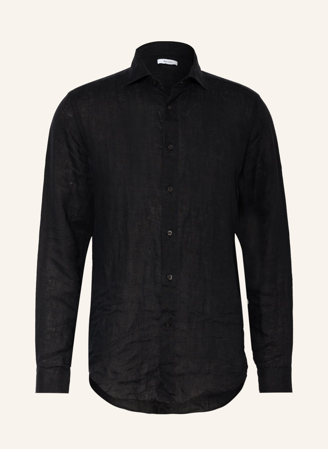 Reiss Leinenhemd Ruban Regular Fit schwarz Reiss Leinenhemd Ruban Regular Fit schwarz von REISS