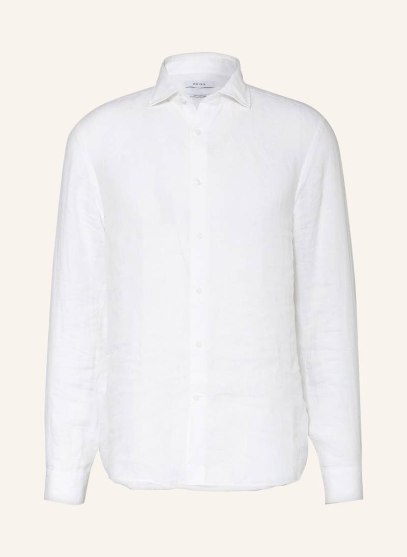 Reiss Leinenhemd Ruban Regular Fit weiss von REISS