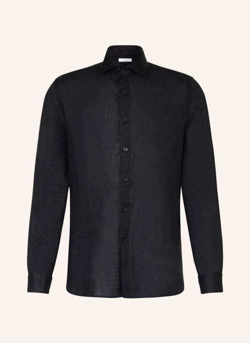 Reiss Leinenhemd Ruban Slim Fit schwarz von REISS