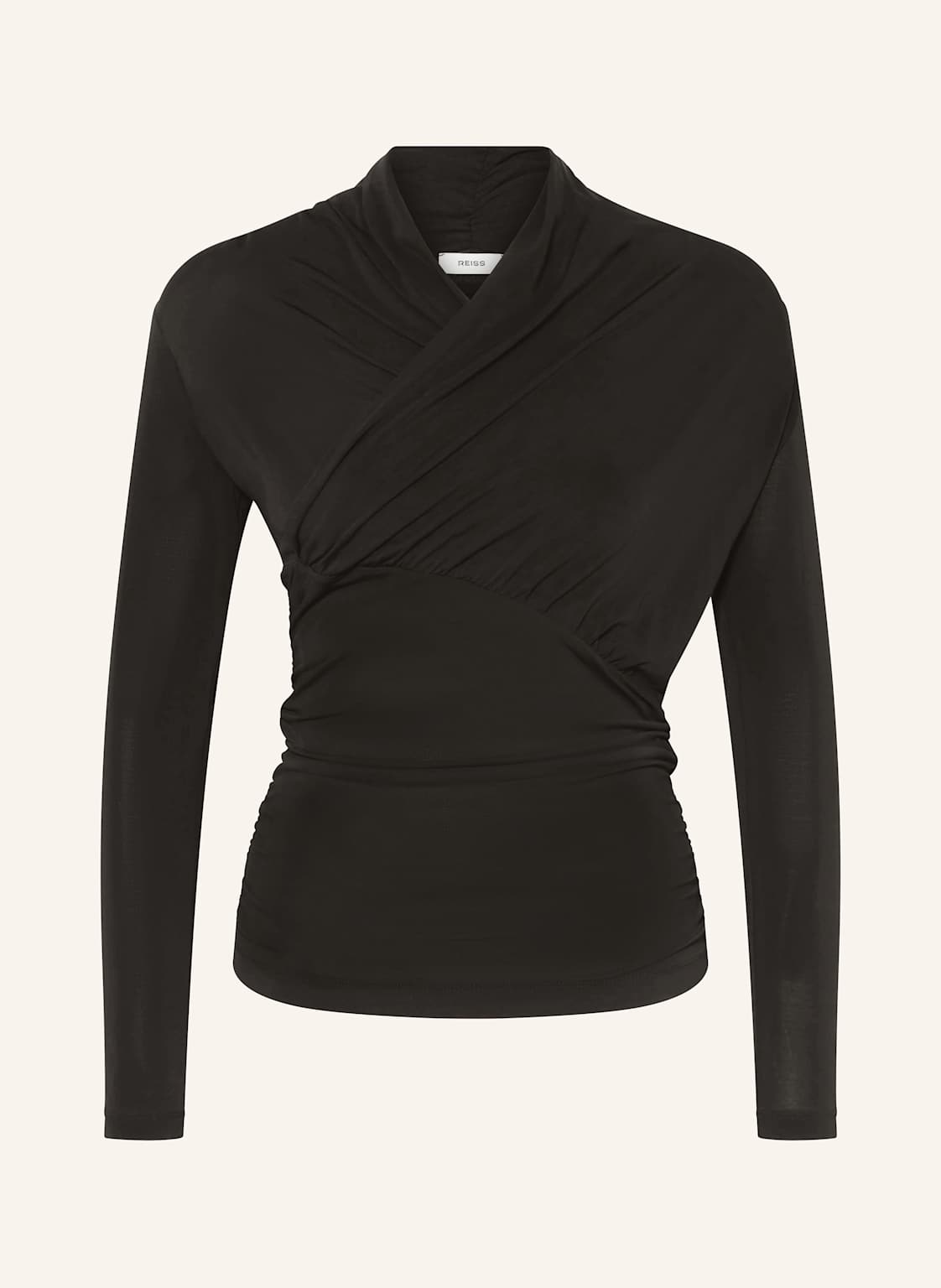 Reiss Longsleeve Aus Mesh schwarz von REISS