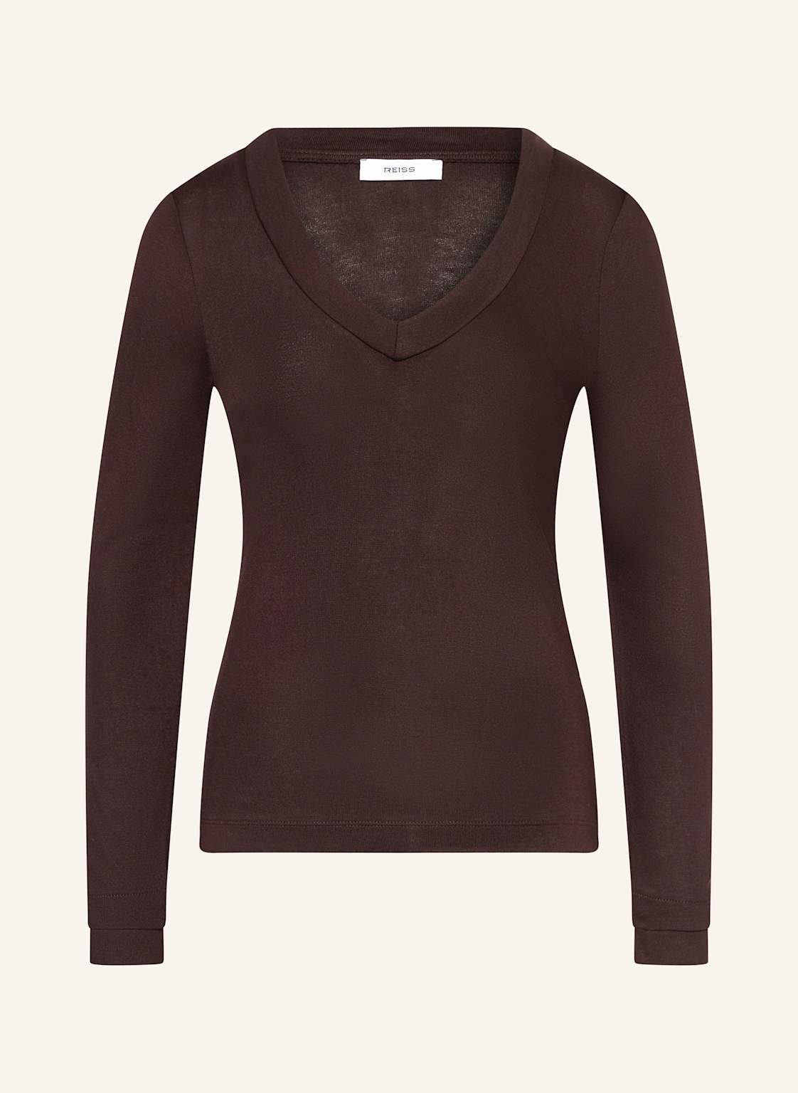 Reiss Longsleeve Brady braun von REISS