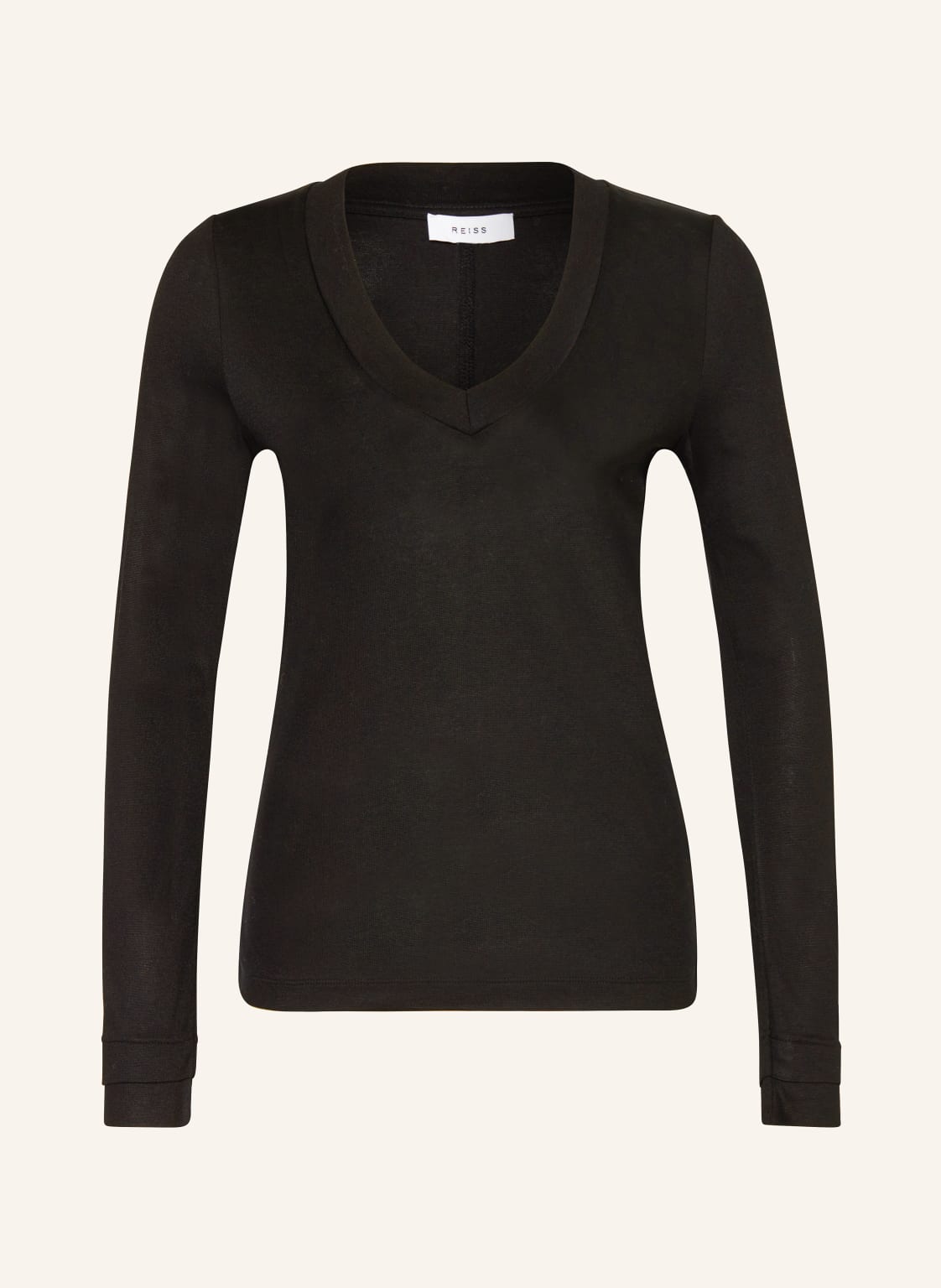 Reiss Longsleeve Brady schwarz von REISS