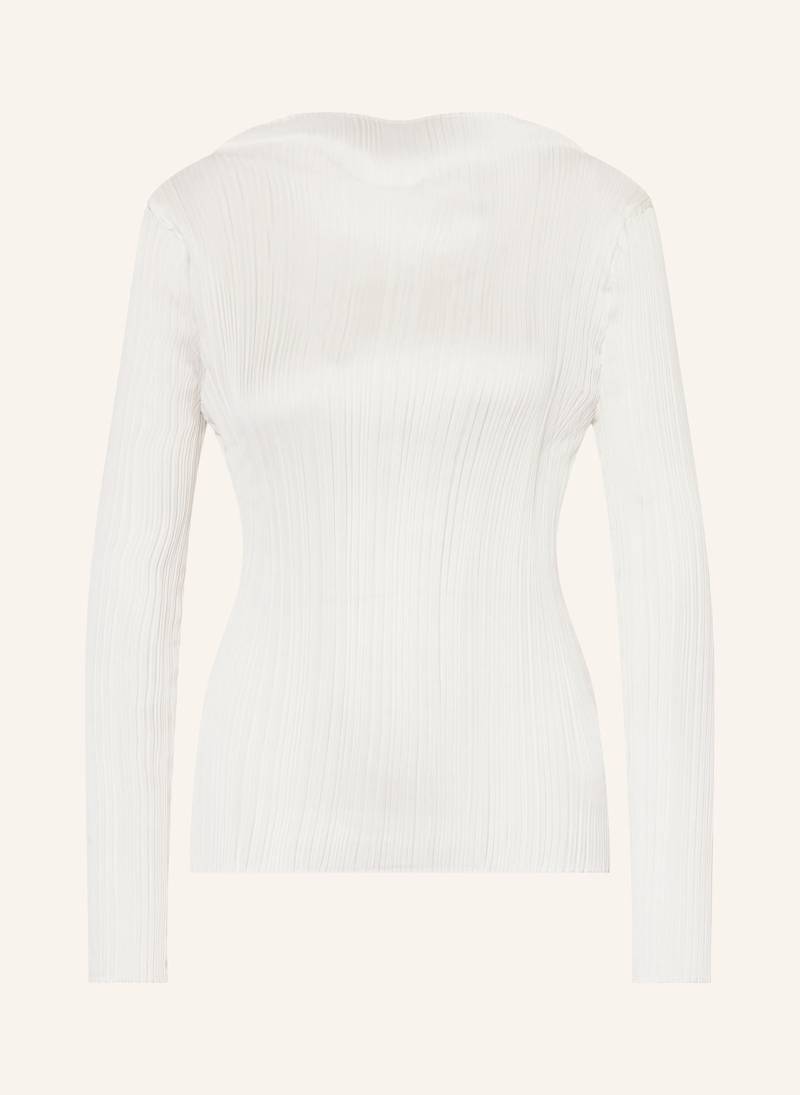 Reiss Longsleeve Ember Mit Plissees weiss von REISS