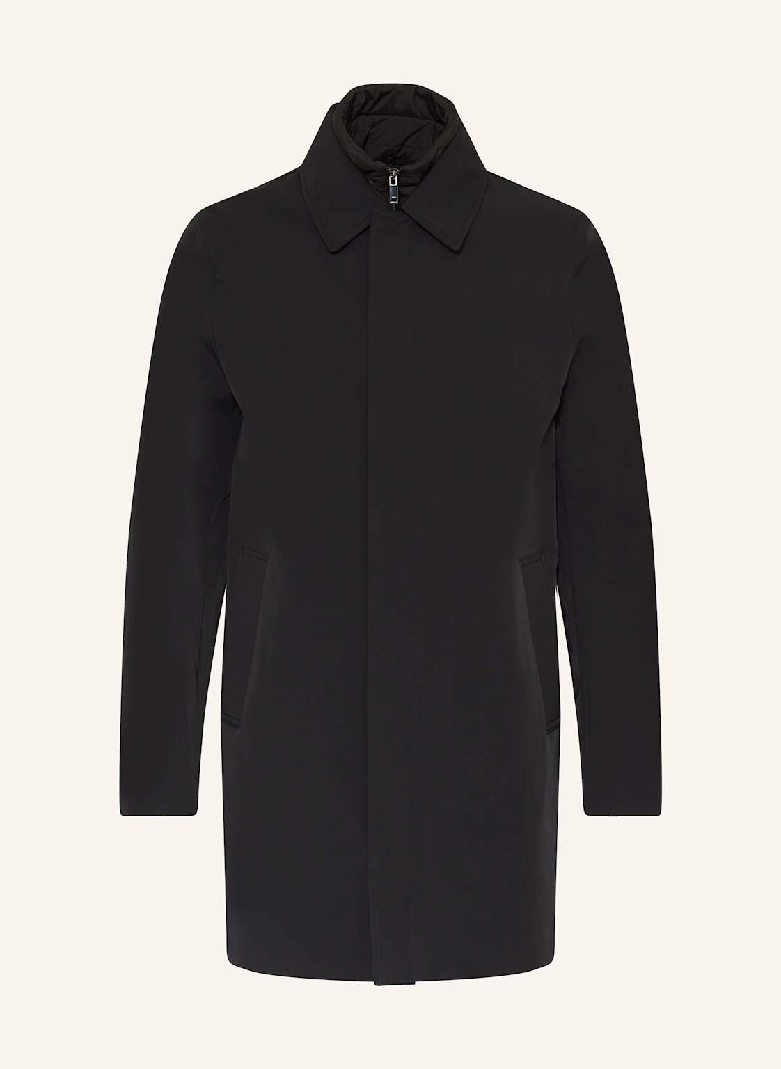 Reiss Mantel Logan Mit Herausnehmbarer Blende schwarz Reiss Mantel Logan Mit Herausnehmbarer Blende schwarz von REISS