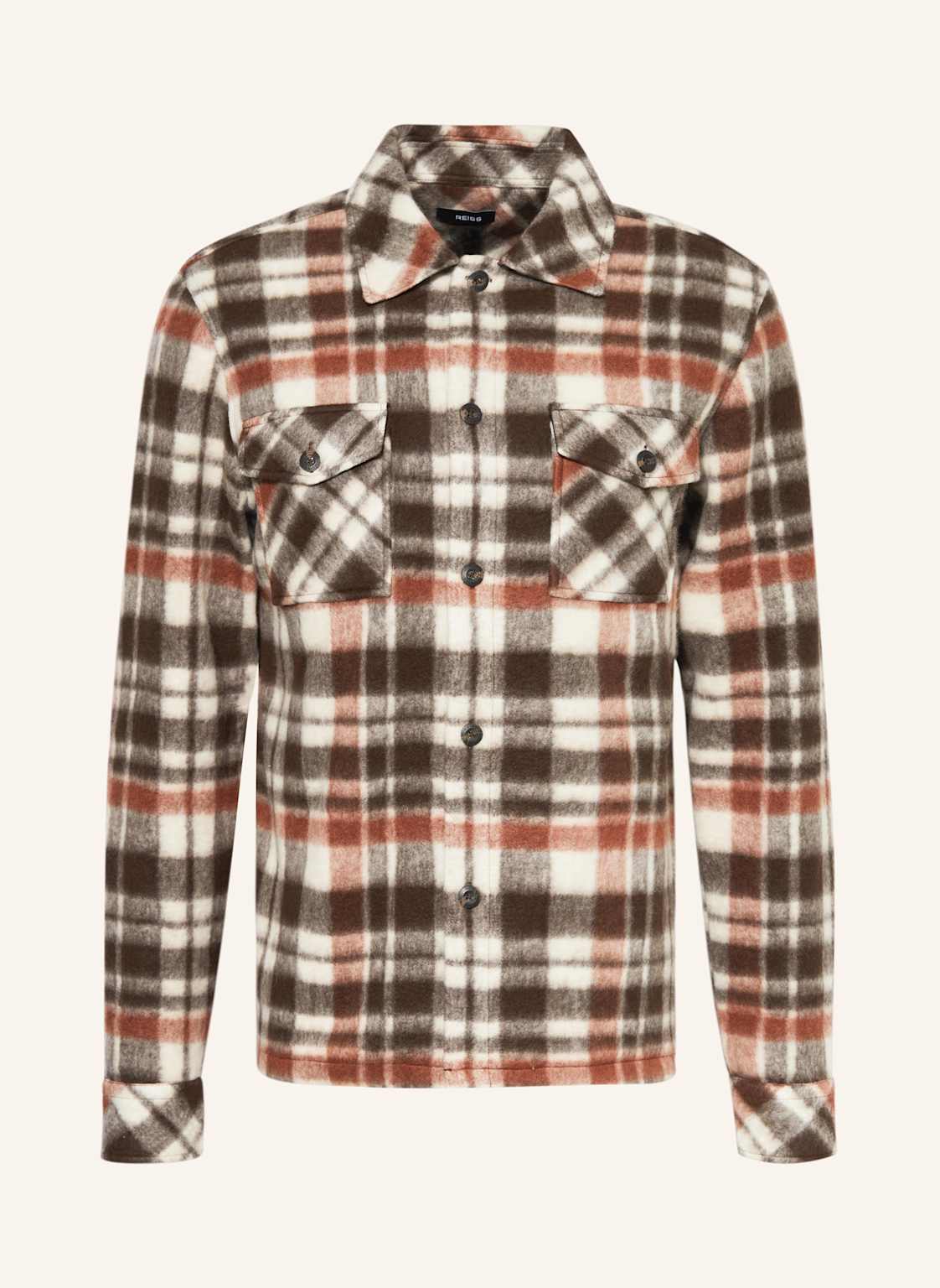 Reiss Overshirt braun Reiss Overshirt braun von REISS