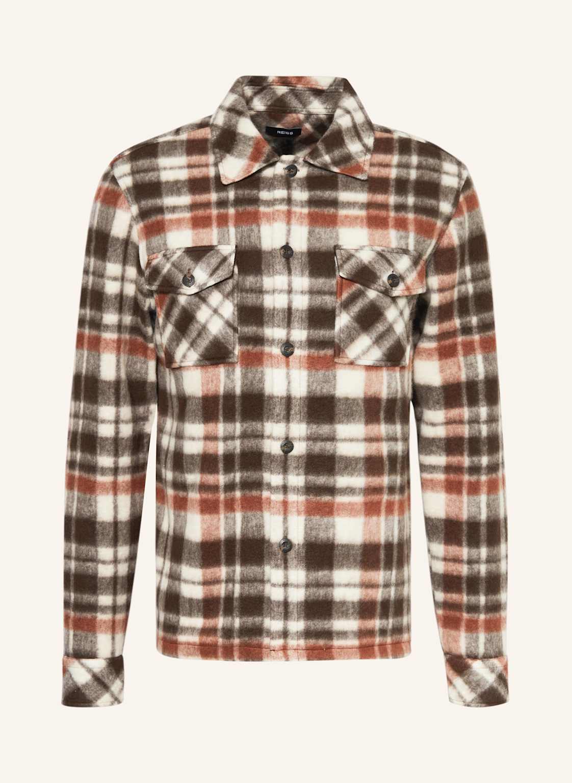 Reiss Overshirt braun von REISS