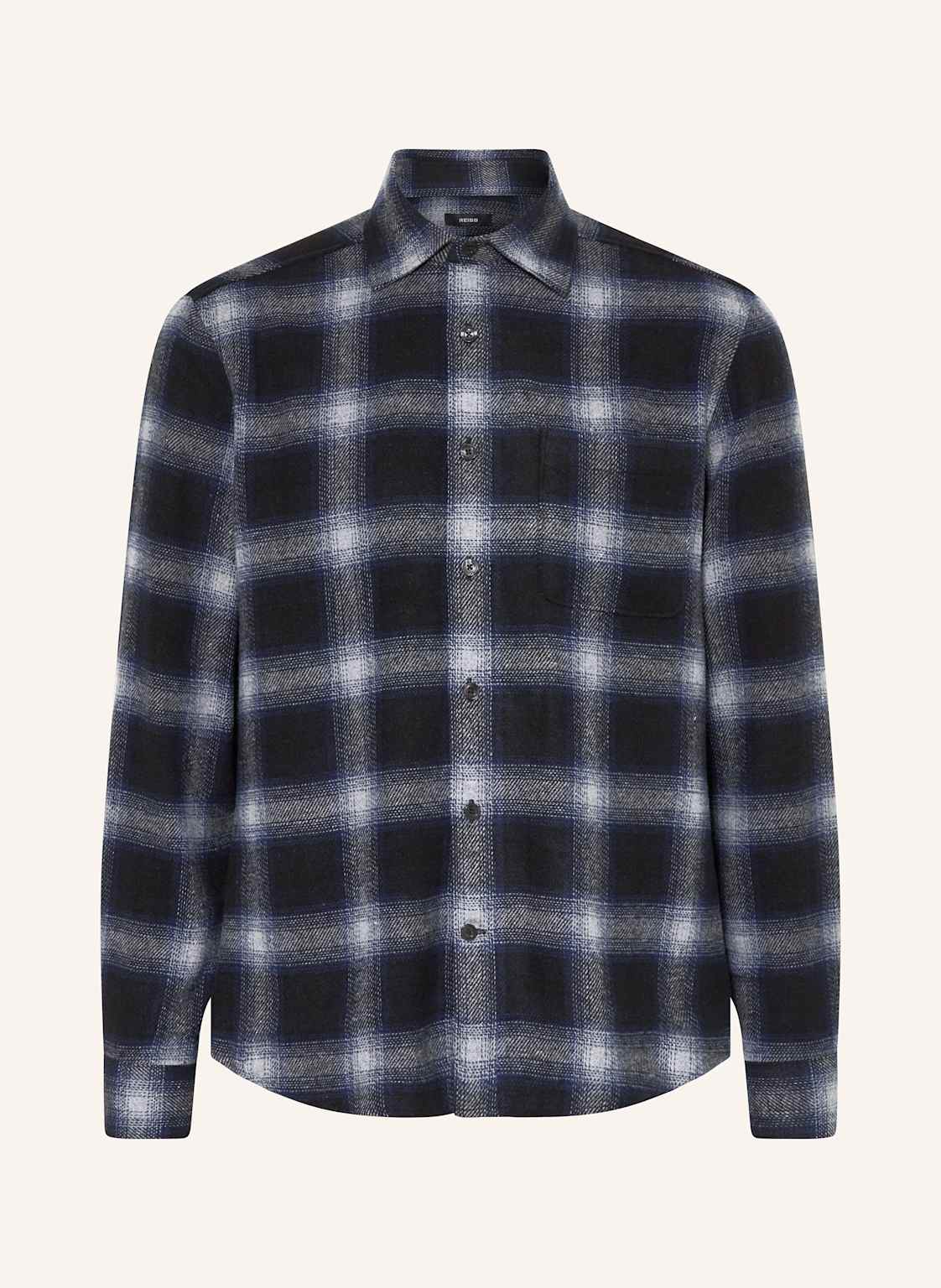 Reiss Overshirt Crosby blau von REISS