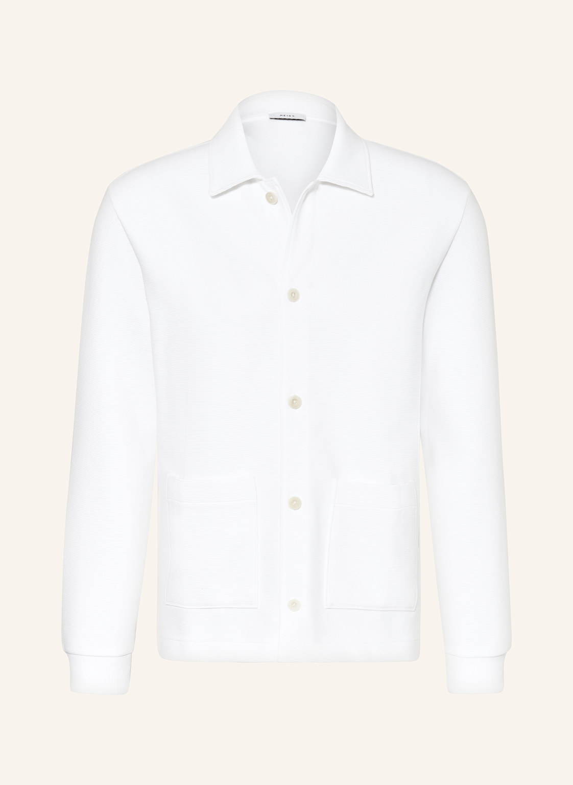 Reiss Overshirt Flippo weiss von REISS