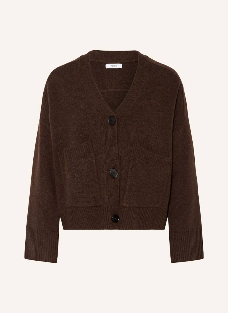 Reiss Oversized-Strickjacke braun von REISS