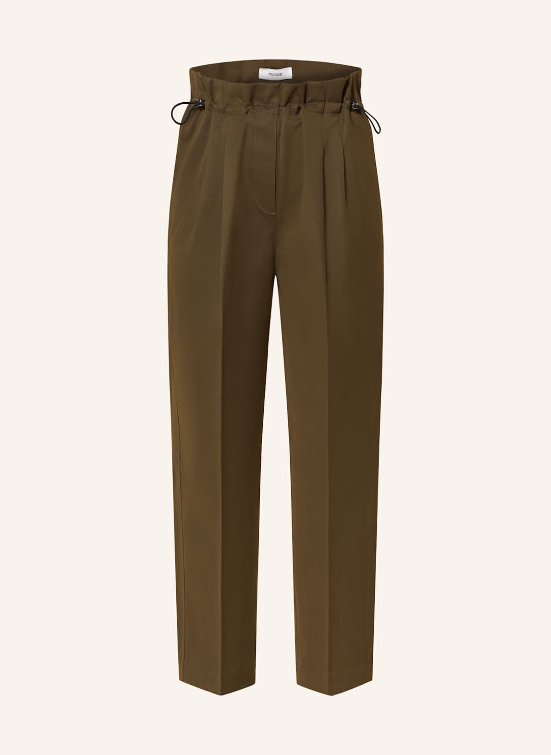 Reiss Paperbag-Hose Pull On Taper gruen Reiss Paperbag-Hose Pull On Taper gruen von REISS