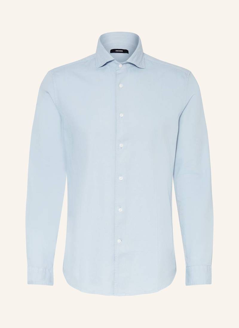 Reiss Piqué-Hemd Cecil Regular Fit blau von REISS