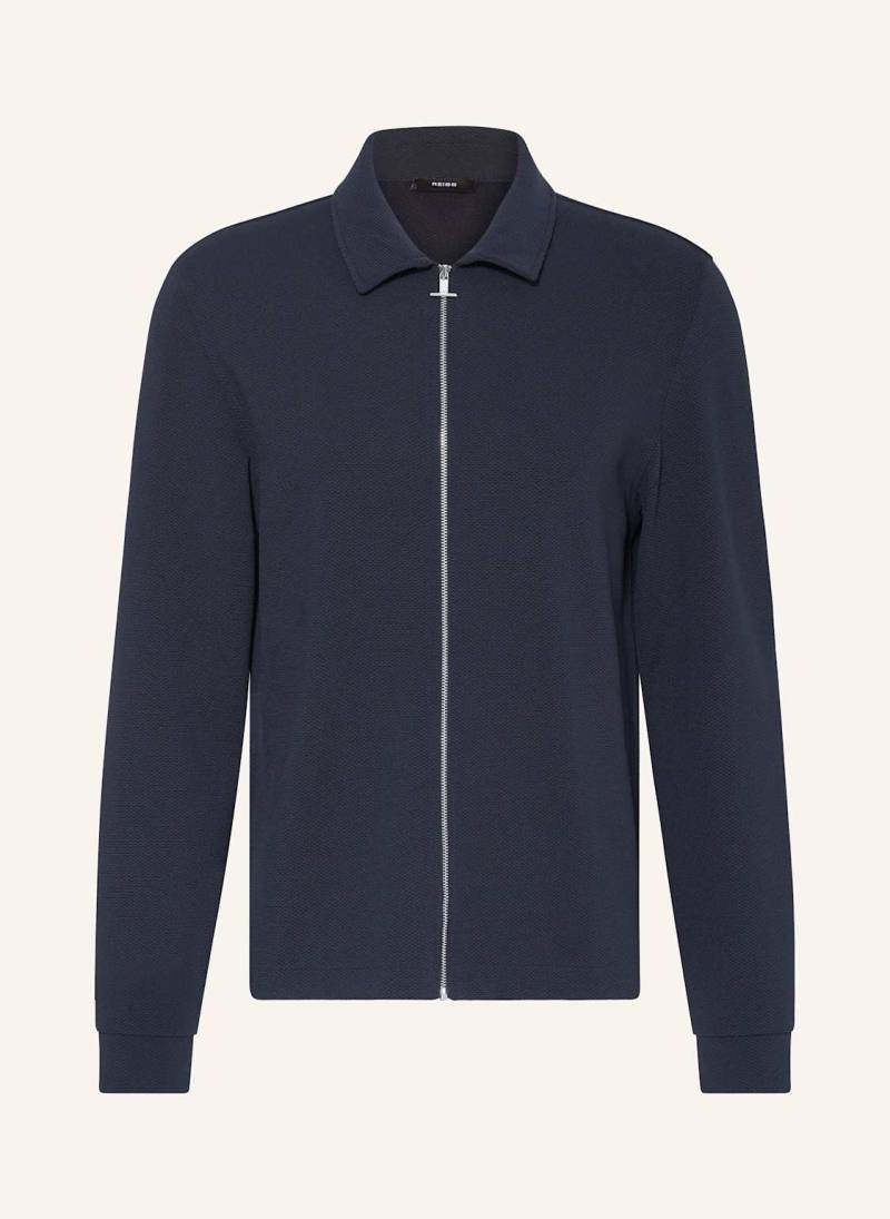 Reiss Piqué-Jacke Hudson blau von REISS