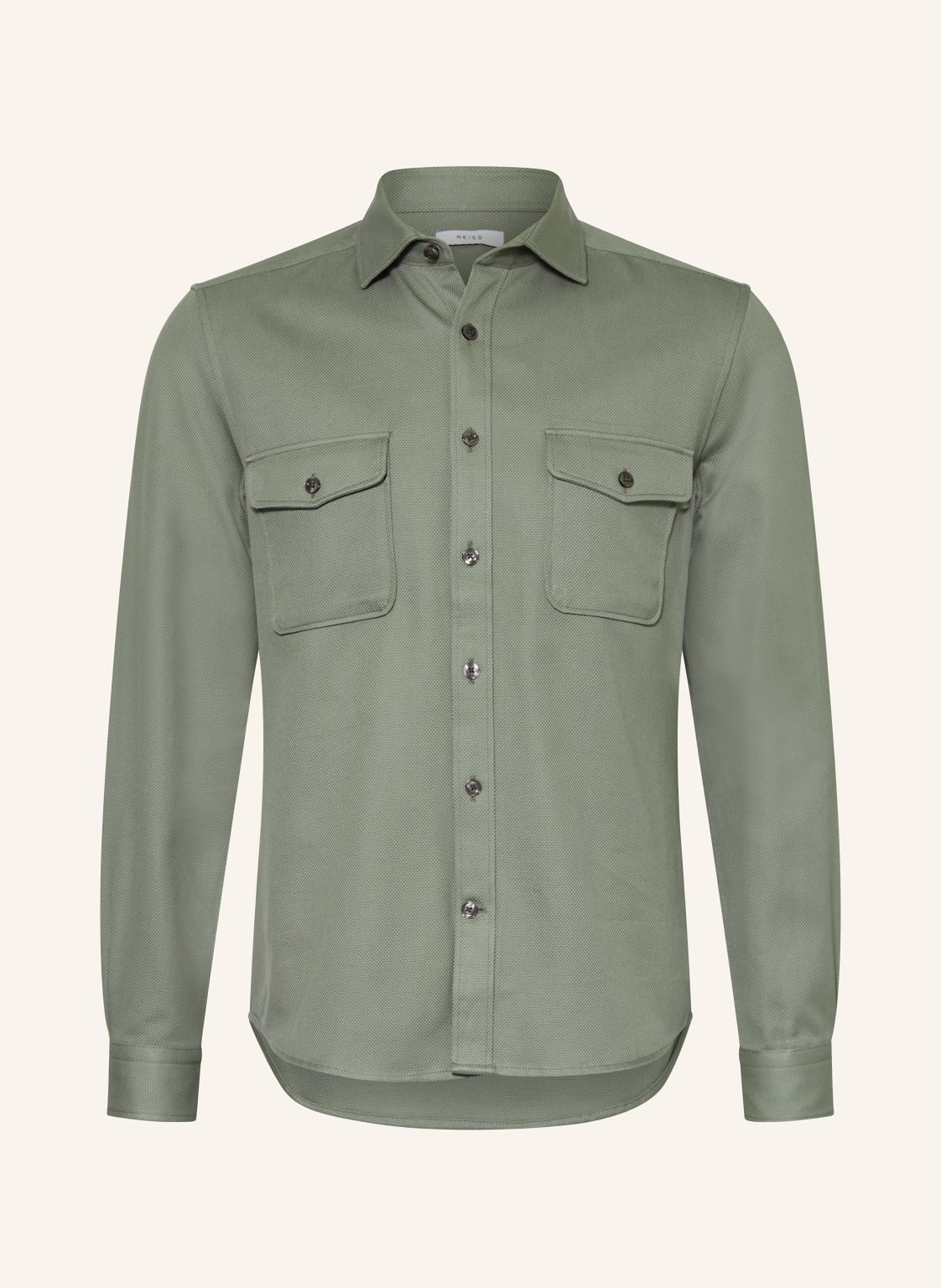 Reiss Piqué-Overjacket Arlo gruen von REISS