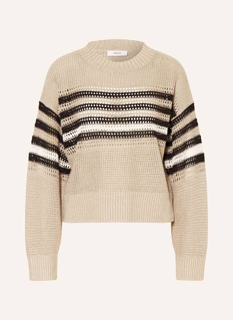 Reiss Pullover Catrice Aus Leinen beige von REISS