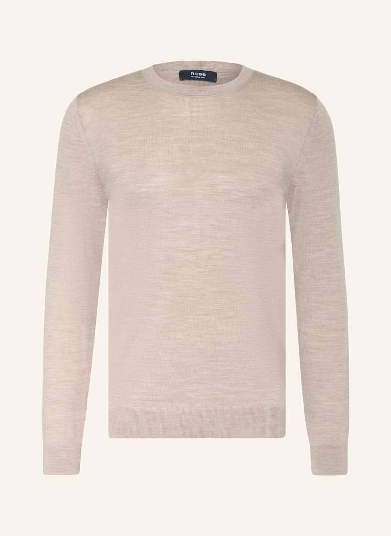 Reiss Pullover Wessex Aus Merinowolle braun von REISS