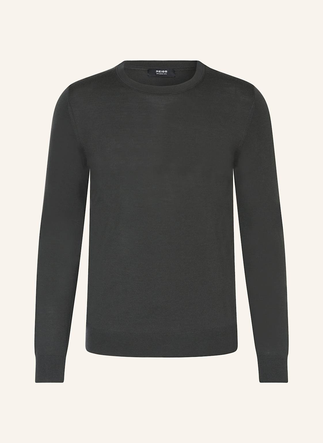 Reiss Pullover Wessex Aus Merinowolle gruen von REISS