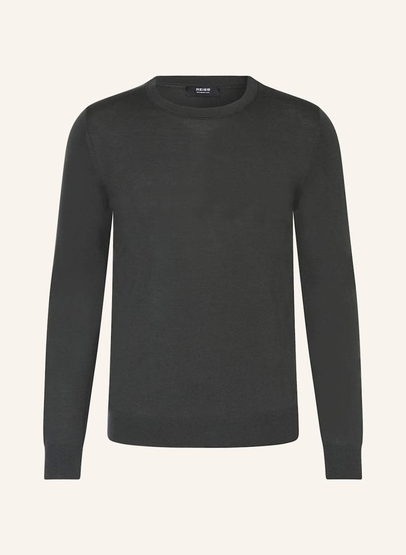 Reiss Pullover Wessex Aus Merinowolle gruen von REISS