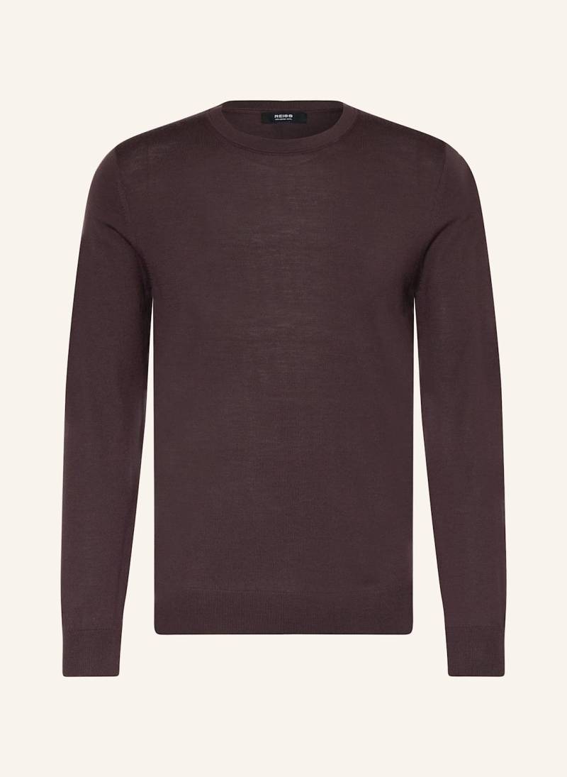 Reiss Pullover Wessex Aus Merinowolle rot von REISS