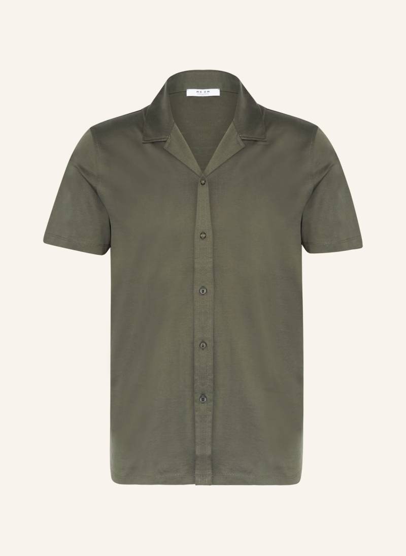 Reiss Resorthemd Caspa Regular Fit gruen von REISS