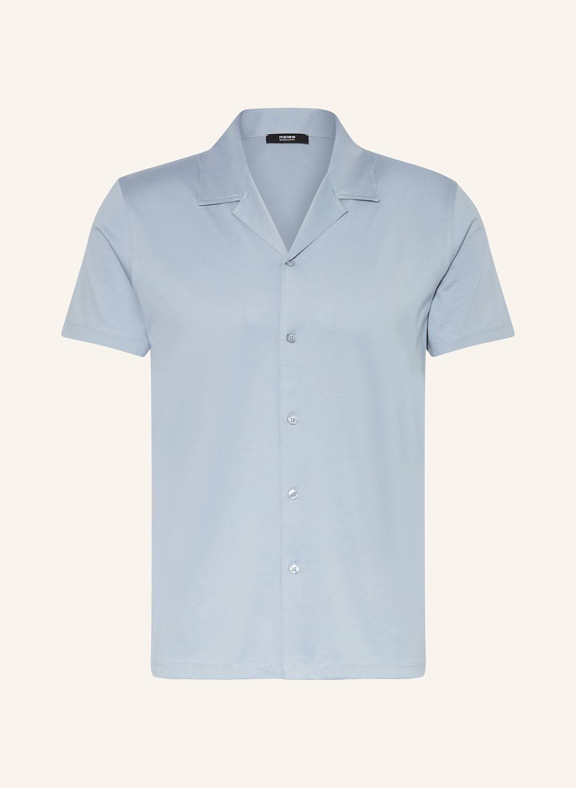 Reiss Resorthemd Caspa Slim Fit Aus Jersey blau von REISS