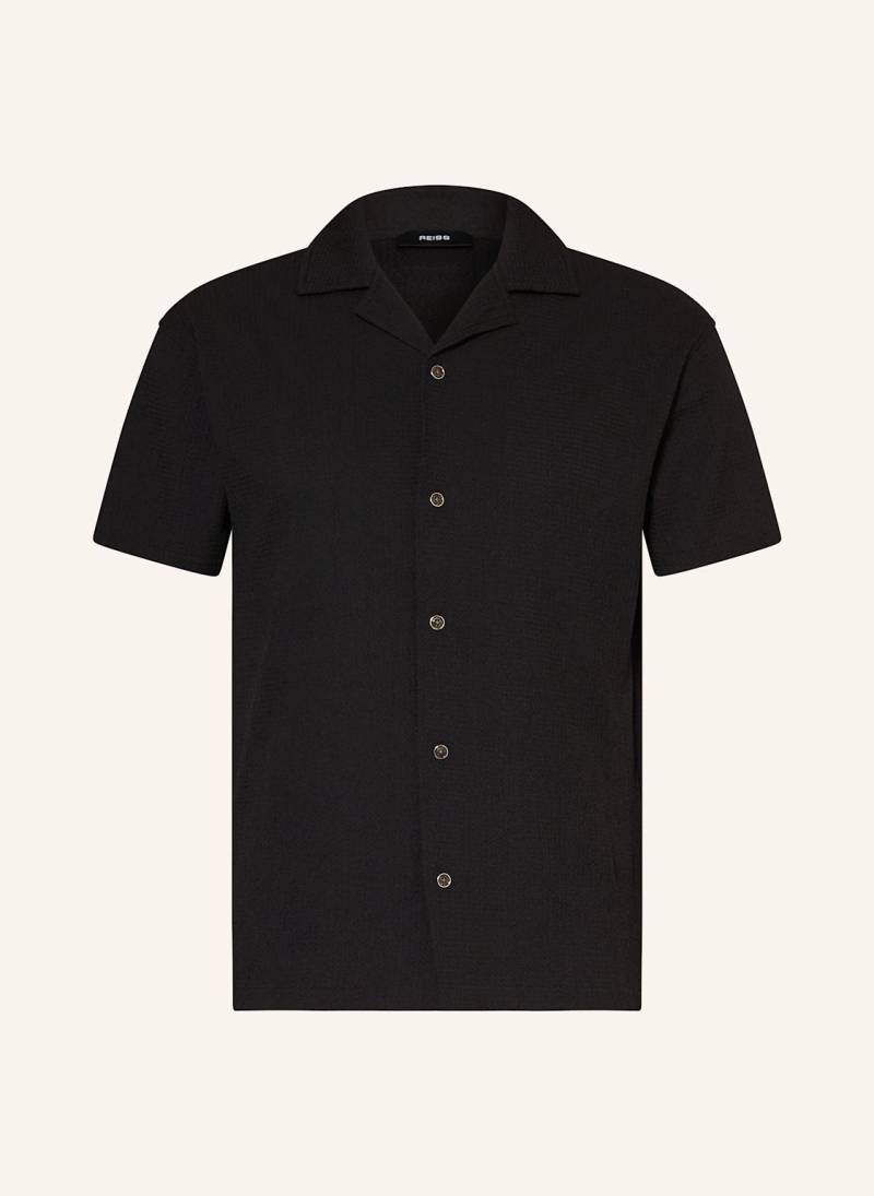 Reiss Resorthemd Hunt Comfort Fit schwarz von REISS