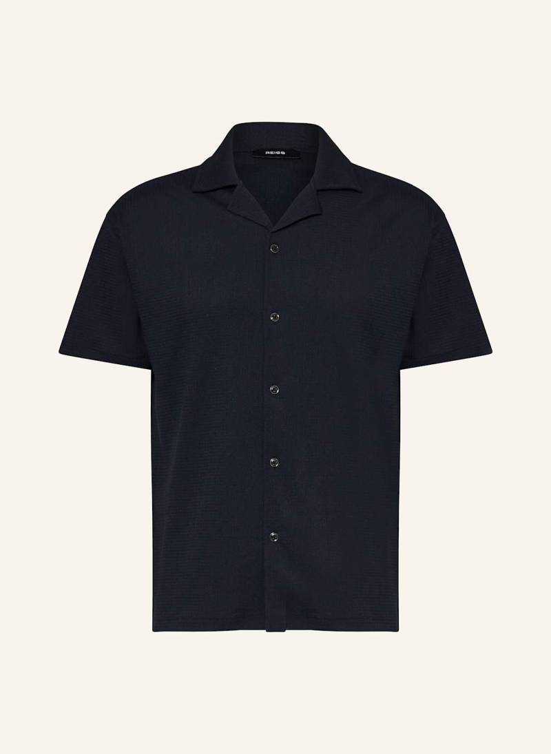 Reiss Resorthemd Hunt Regular Fit blau von REISS