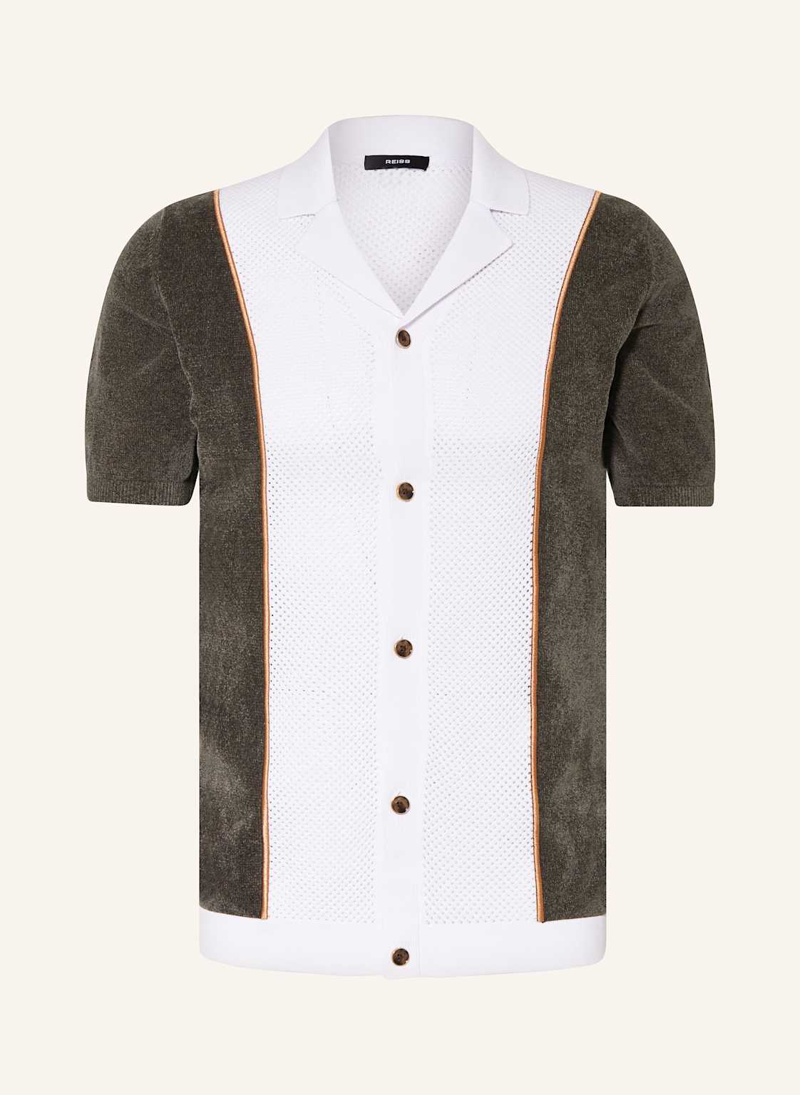 Reiss Resorthemd Meastro Im Materialmix gruen Reiss Resorthemd Meastro Im Materialmix gruen von REISS