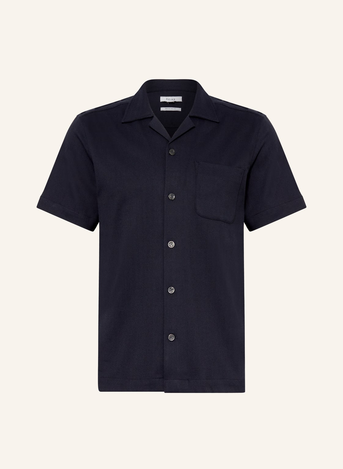 Reiss Resorthemd Nitus Regular Fit blau von REISS