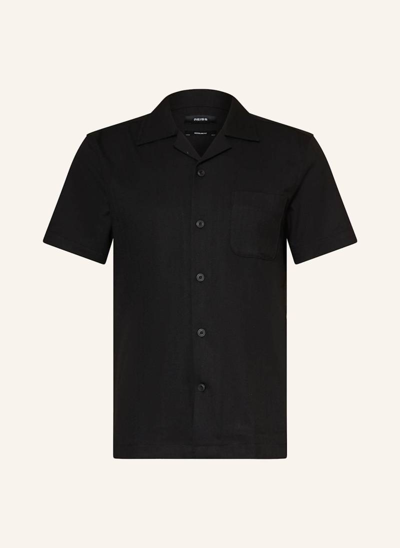 Reiss Resorthemd Nitus Regular Fit schwarz von REISS