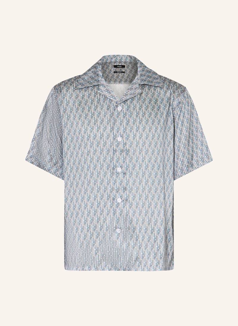Reiss Resorthemd Relic Relaxed Fit Aus Satin blau von REISS