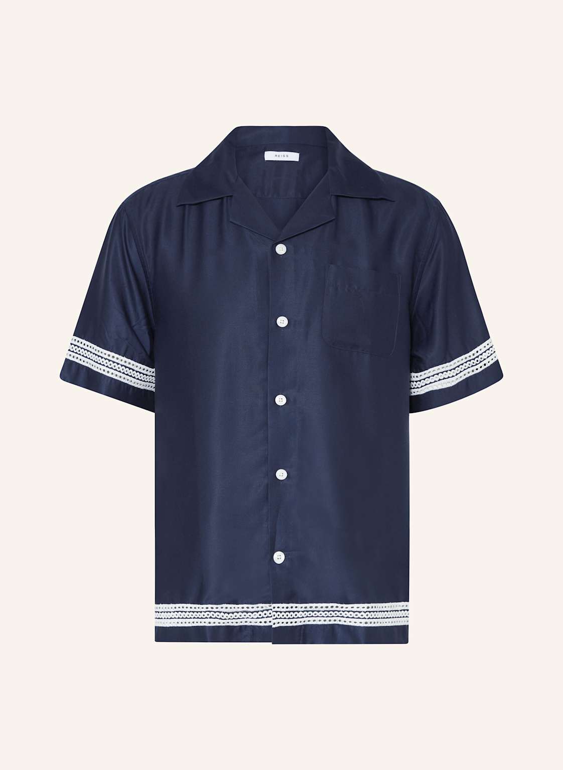 Reiss Resorthemd Sharday Comfort Fit blau von REISS