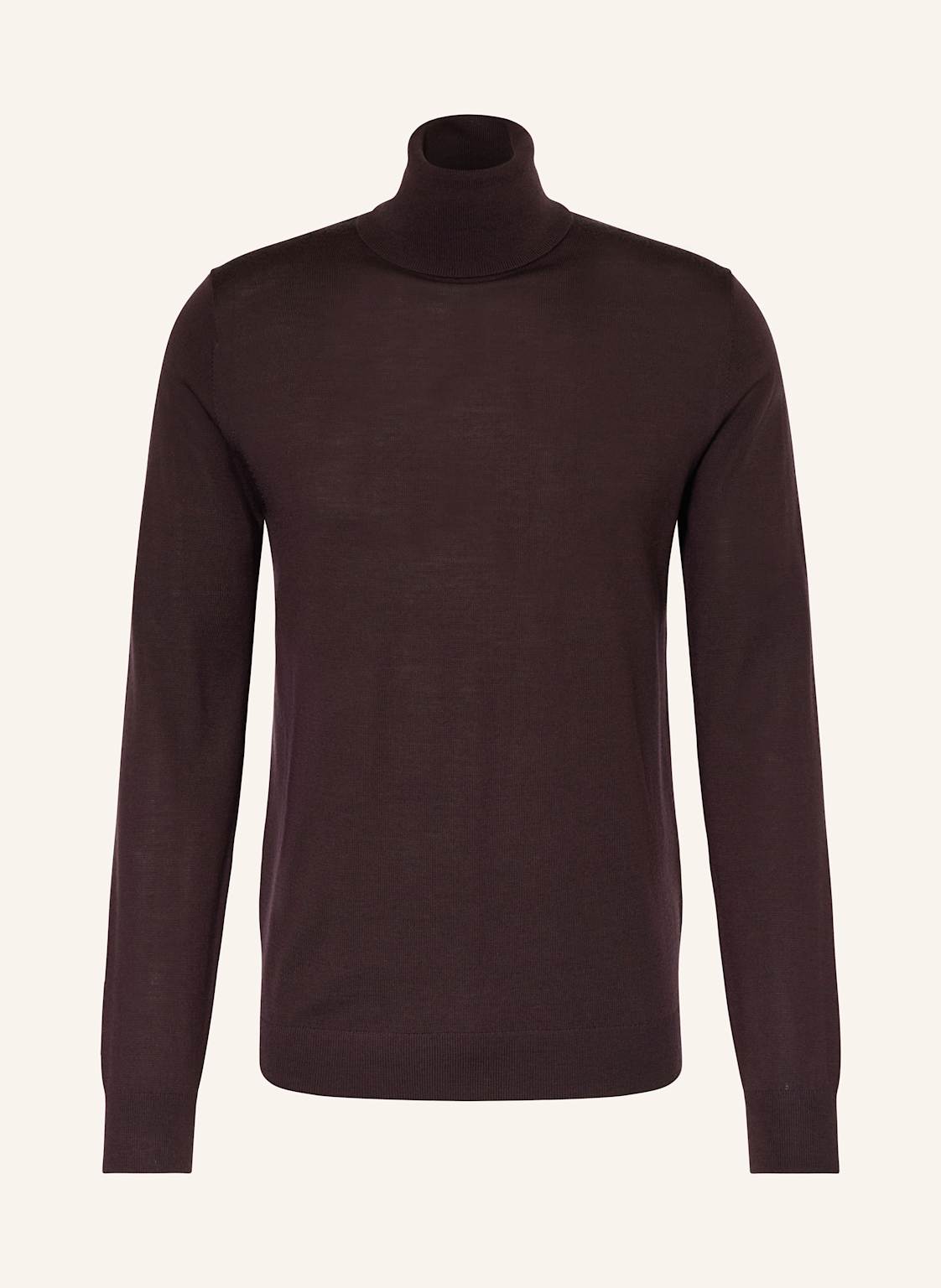 Reiss Rollkragenpullover Caine Aus Merinowolle rot von REISS