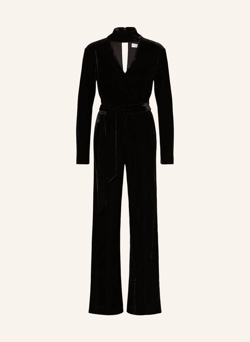 Reiss Samt-Jumpsuit schwarz von REISS