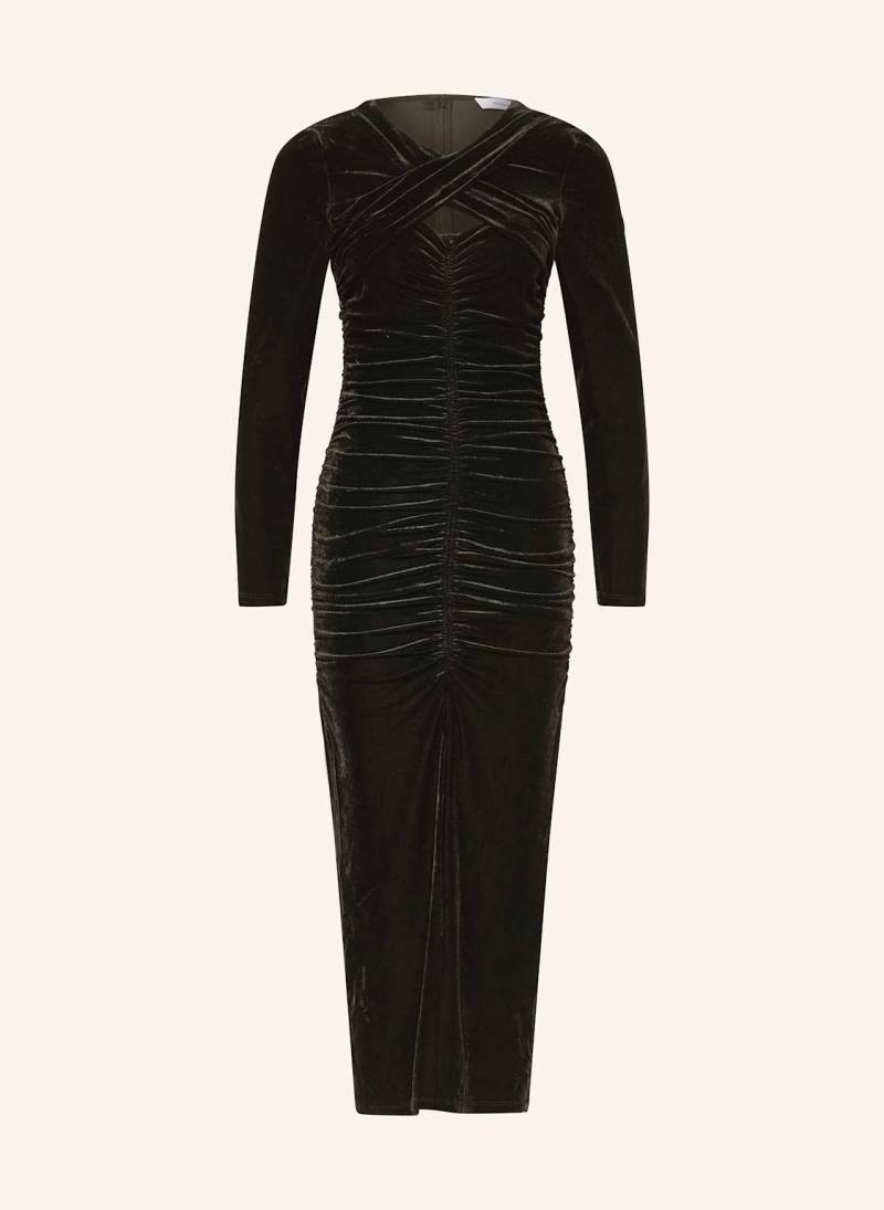 Reiss Samtkleid Sia Mit Cut-Out schwarz von REISS