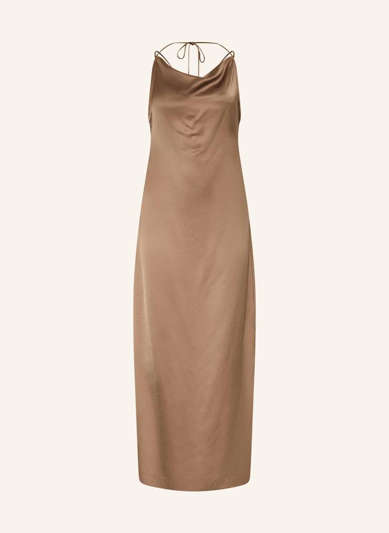Reiss Satinkleid Lilah beige Reiss Satinkleid Lilah beige von REISS