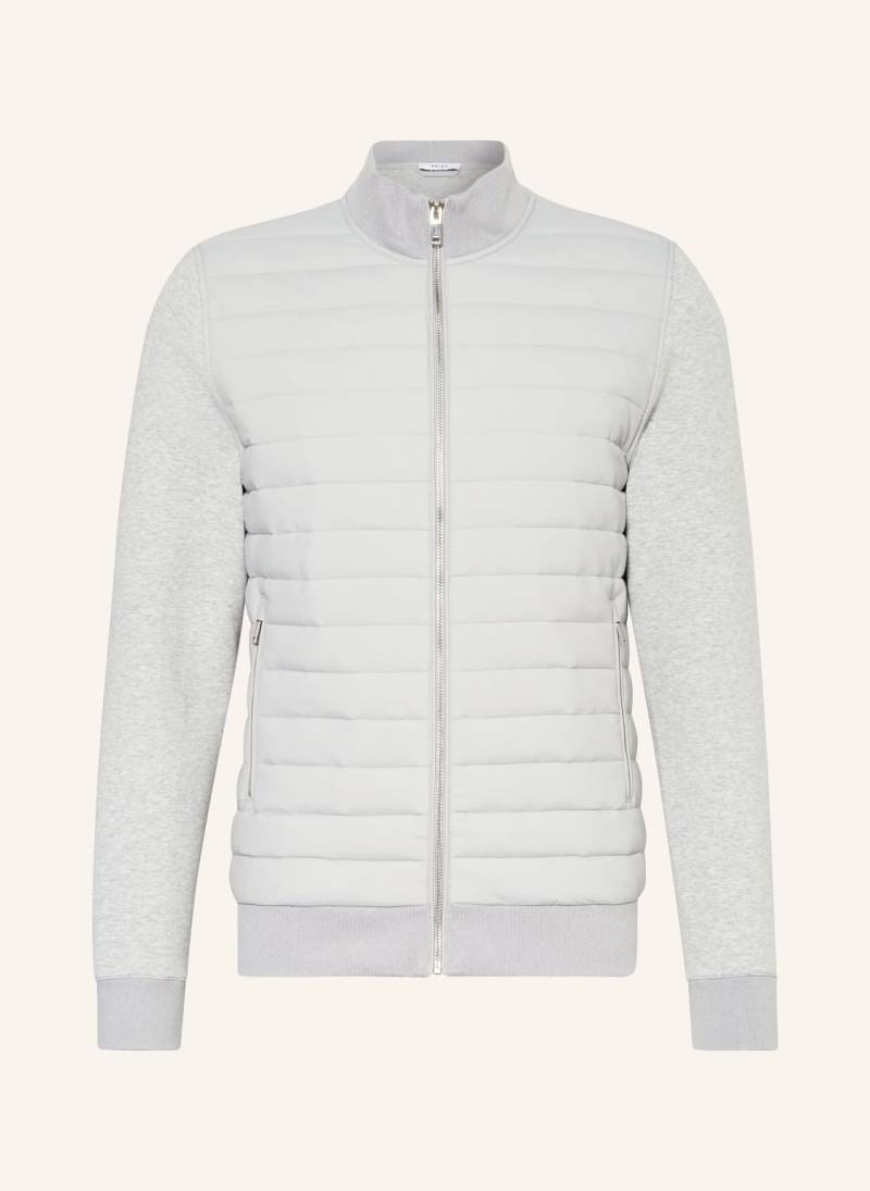 Reiss Steppjacke Freddie Im Materialmix grau von REISS