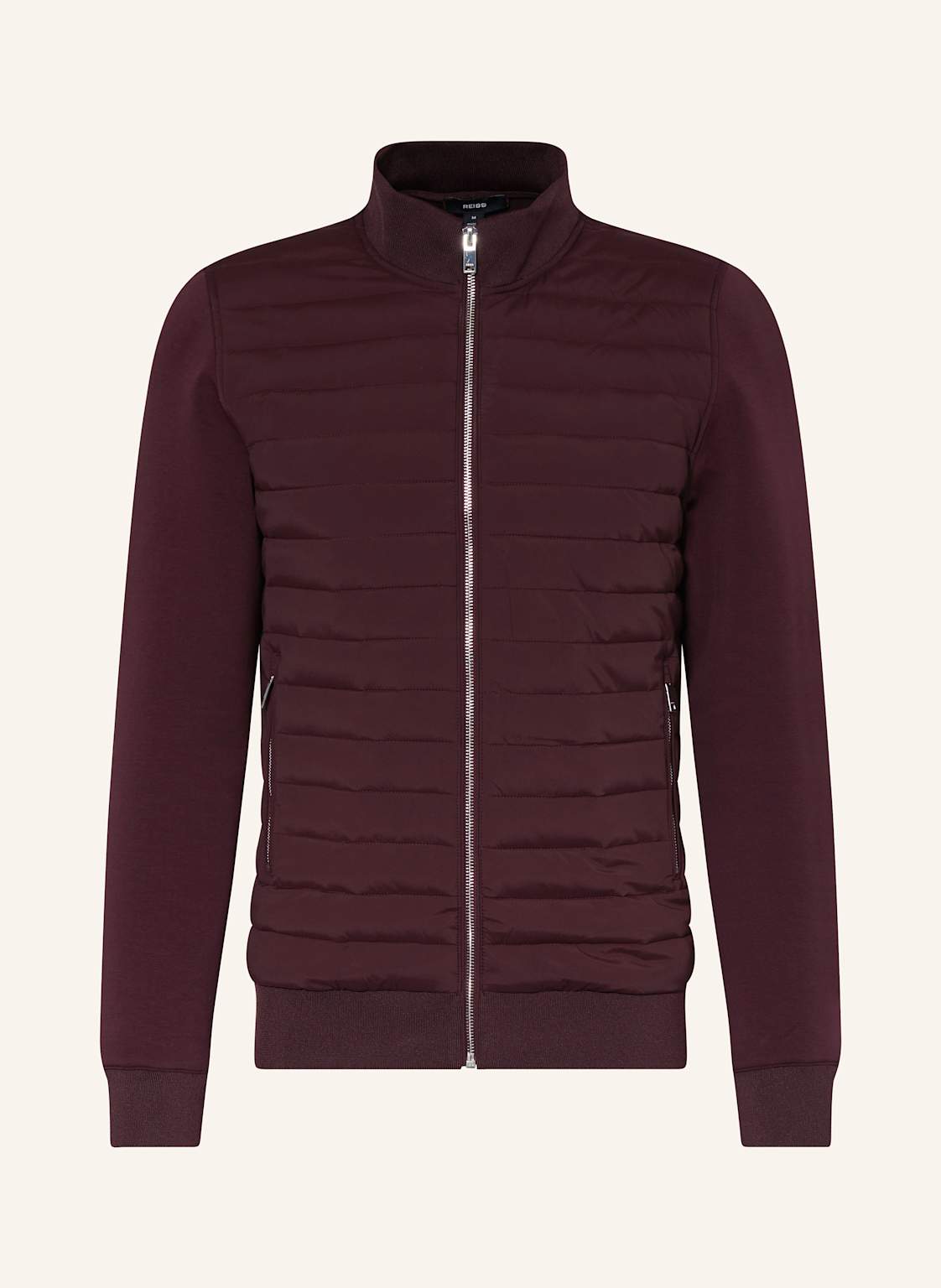 Reiss Steppjacke Im Materialmix rot Reiss Steppjacke Im Materialmix rot von REISS