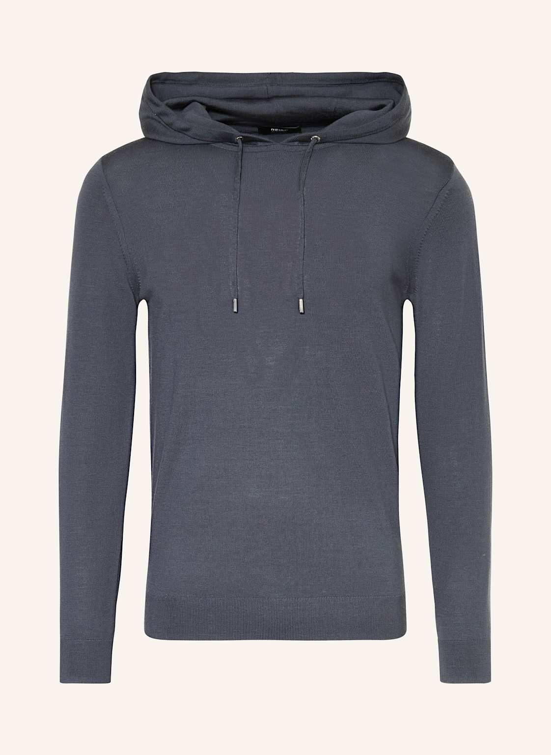 Reiss Strick-Hoodie blau von REISS