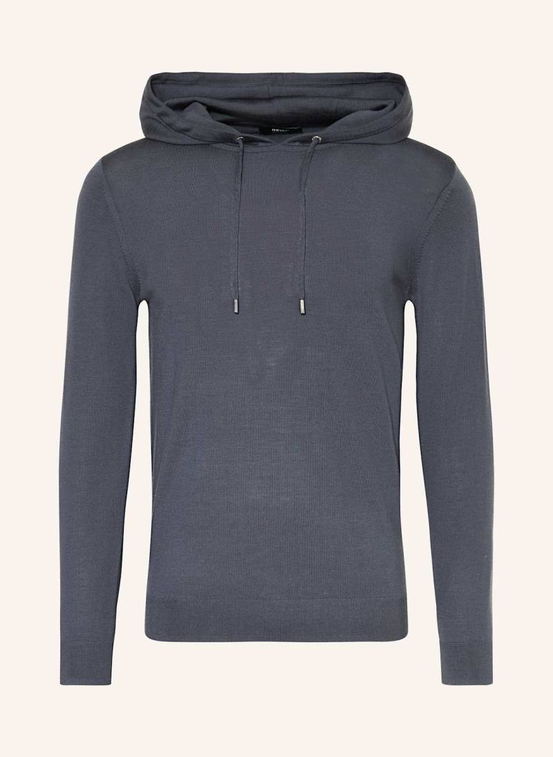 Reiss Strick-Hoodie blau Reiss Strick-Hoodie blau von REISS