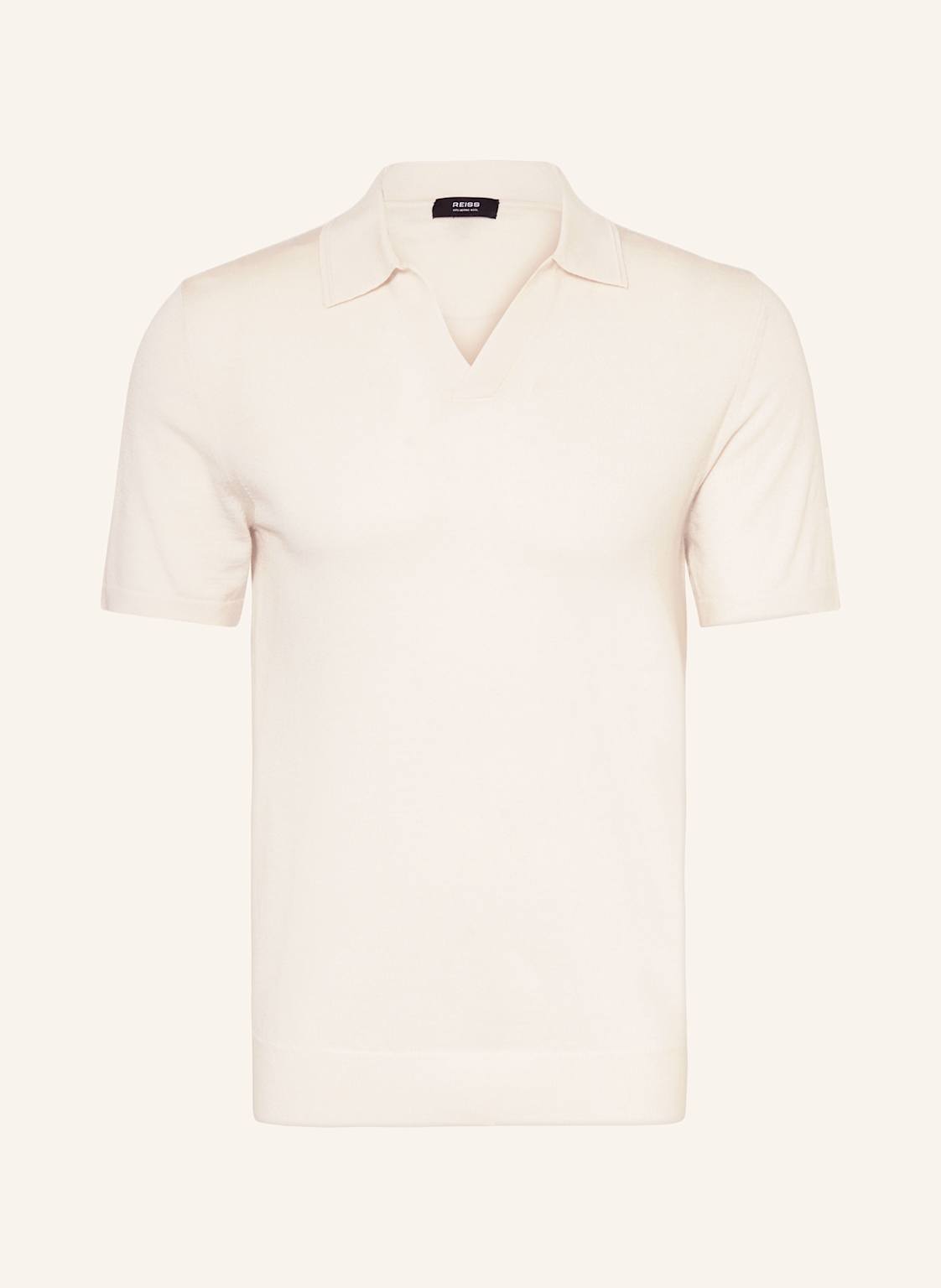 Reiss Strick-Poloshirt Aus Merinowolle weiss Reiss Strick-Poloshirt Aus Merinowolle weiss von REISS