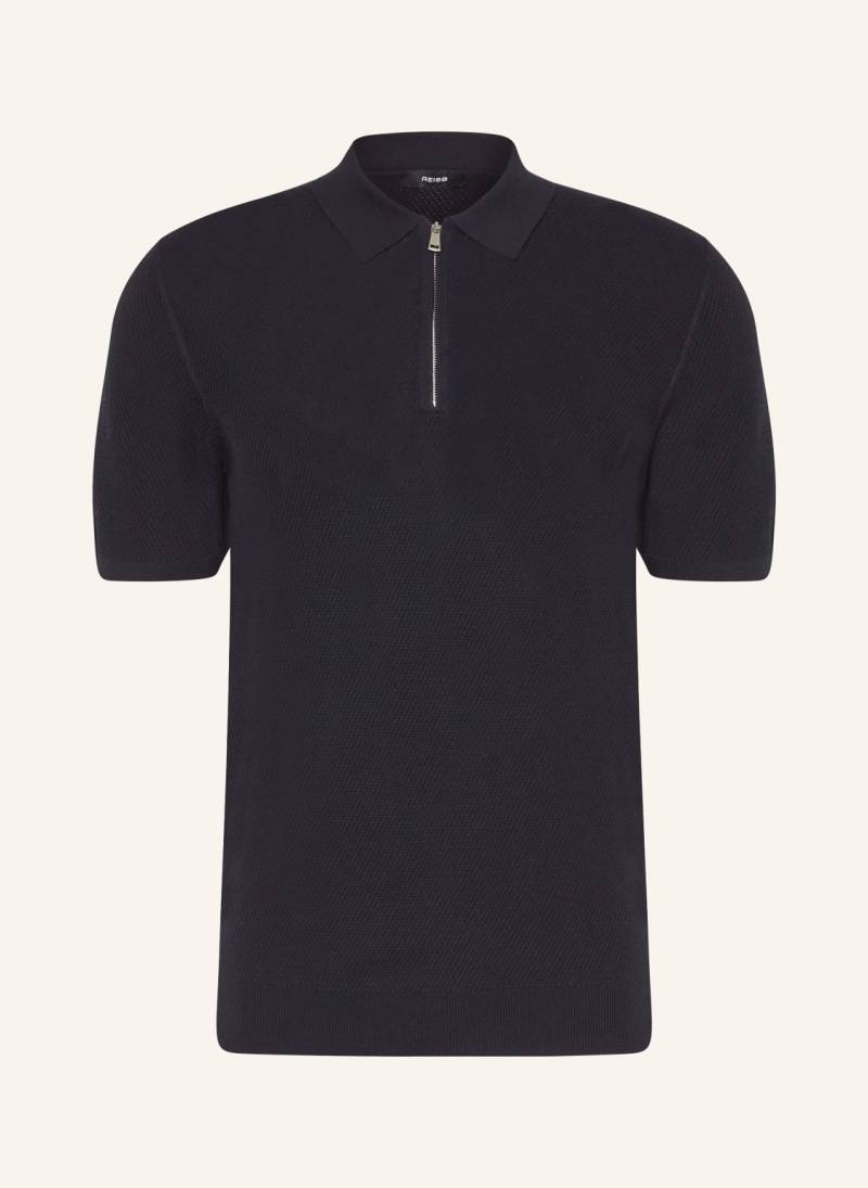 Reiss Strick-Poloshirt Ivor blau von REISS