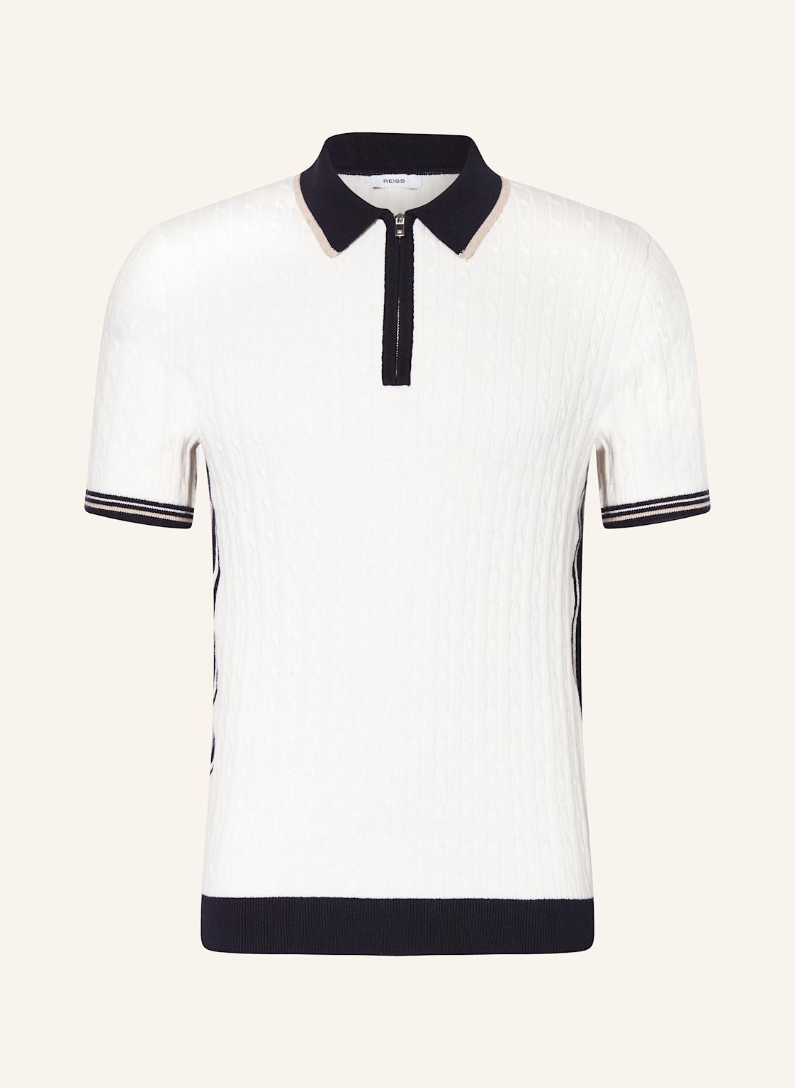 Reiss Strick-Poloshirt Pulse weiss von REISS