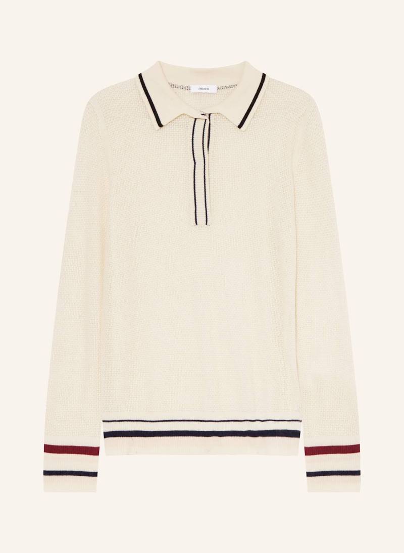 Reiss Strick-Poloshirt beige Reiss Strick-Poloshirt beige von REISS
