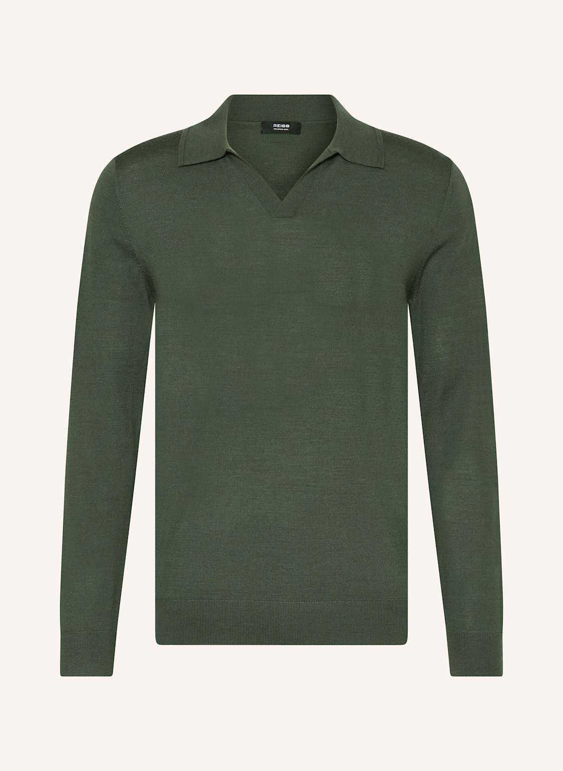 Reiss Strick-Poloshirt gruen Reiss Strick-Poloshirt gruen von REISS