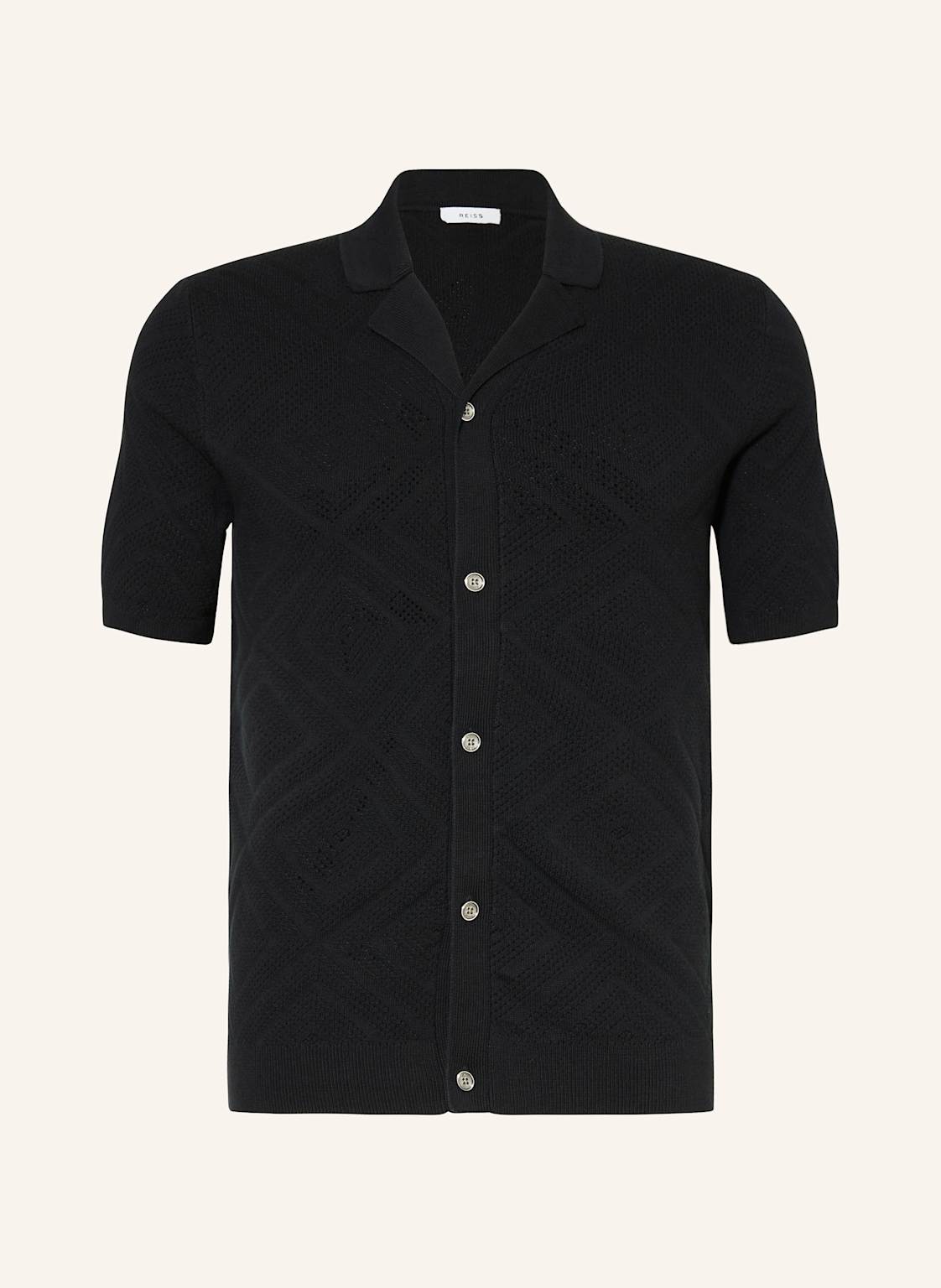 Reiss Strickhemd Biarritz Slim Fit blau Reiss Strickhemd Biarritz Slim Fit blau von REISS