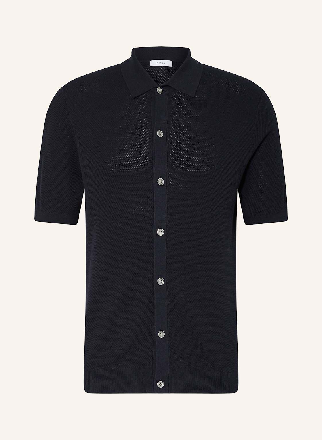 Reiss Strickhemd Bravo Extra Slim Fit blau Reiss Strickhemd Bravo Extra Slim Fit blau von REISS