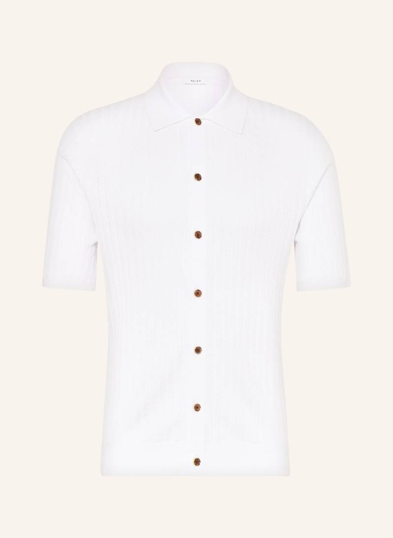 Reiss Strickhemd Murray Extra Slim Fit weiss von REISS