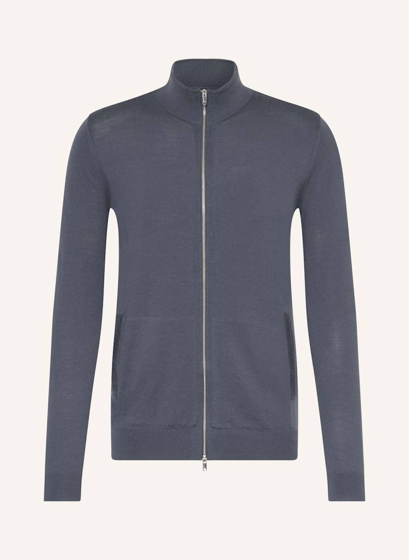 Reiss Strickjacke Hampshire Aus Merinowolle blau von REISS