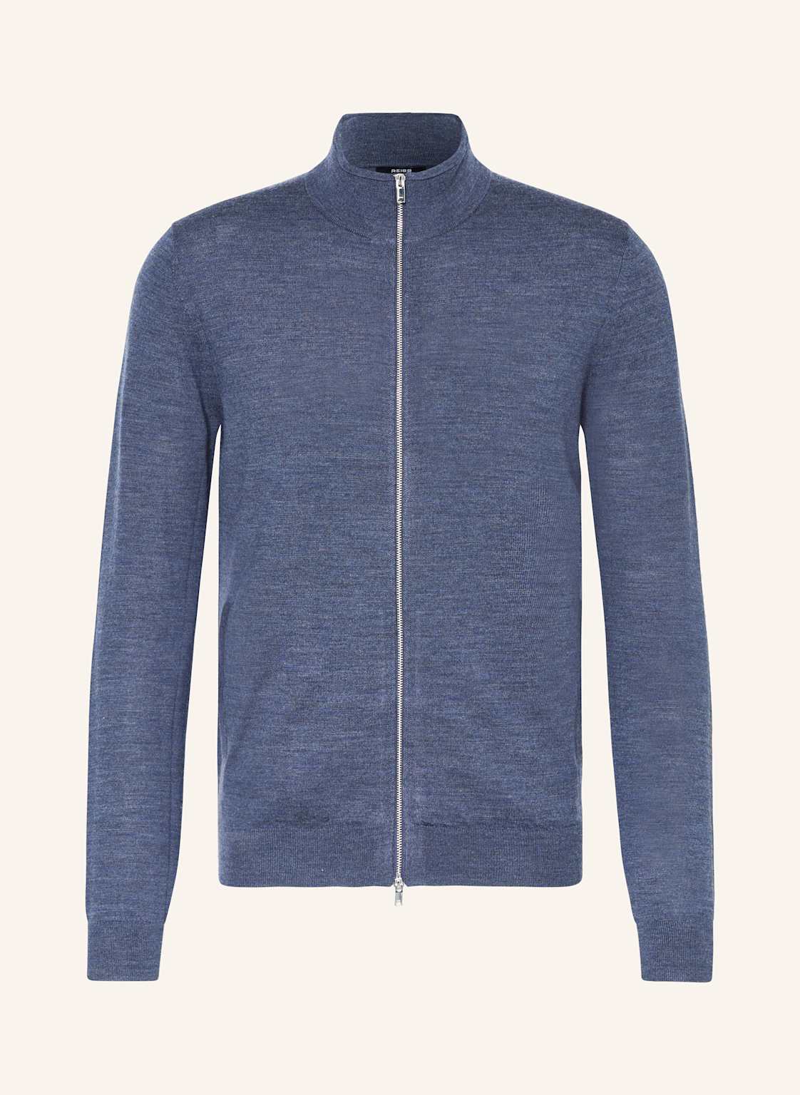 Reiss Strickjacke Hampshire Aus Merinowolle blau von REISS